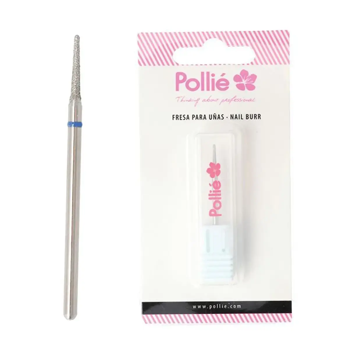 Eurostil Stainless Steel Long Tapered Drill Bit Nail Burr