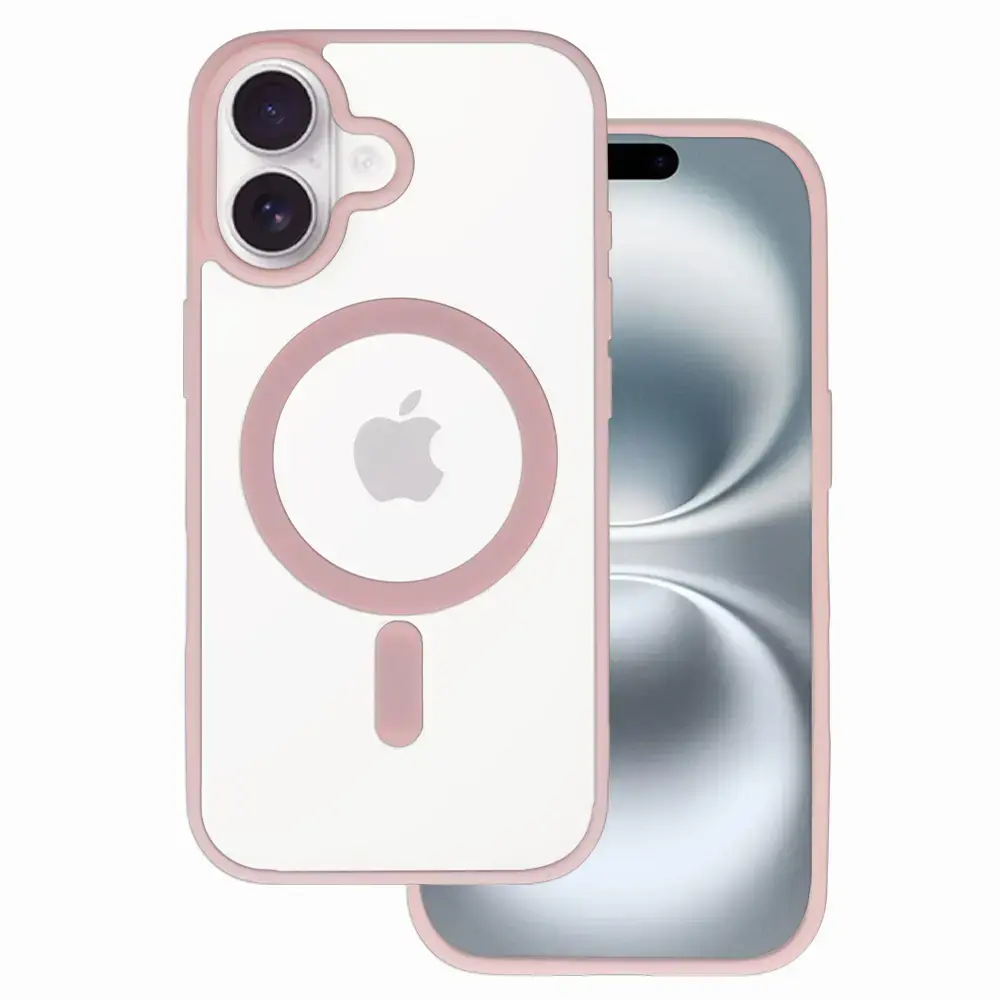 Acrylic Color Magsafe Case for Iphone 17 light pink