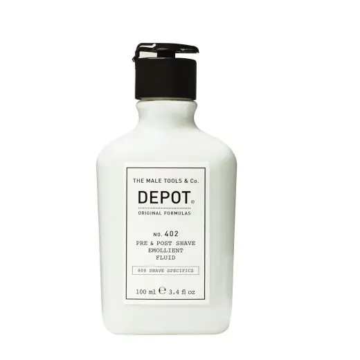 Depot, 400 Shave Specifics No. 402, Essential Oils, Soothing, Pre & Post Shaving Fluid, 100 ml