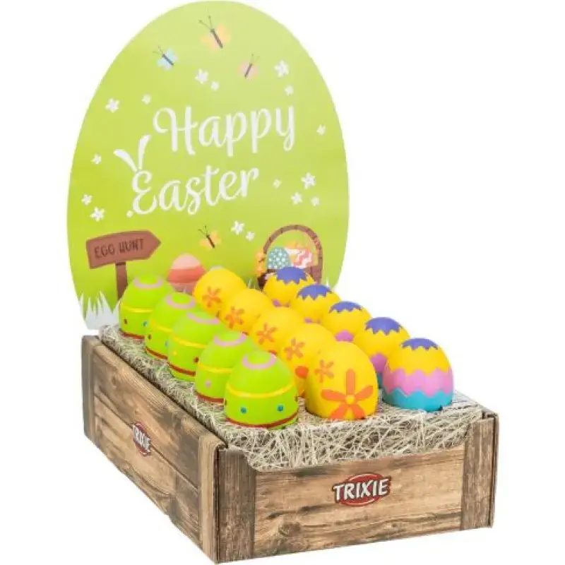 Rotaļlieta suņiem : Trixie Special Item Easter Eggs, latex, 8 cm