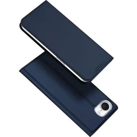 Dux Ducis Skin Pro raamatutüüpi telefoni ümbris iPhone 16e sinine