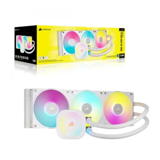 CORSAIR iCUE Link TITAN 360 RX RGB - processor liquid cooling system