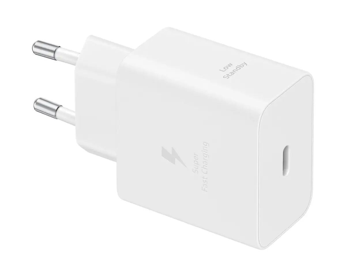 Samsung EP-T4511 tīkla lādētājs | 45W | PD | USB-C | ar USB-C uz USB-C vadu komplektā | balts