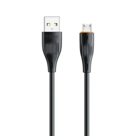 T-PHOX CABLE X-LITE MICRO USB BLACK 1M 3A
