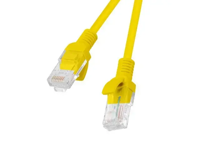 Patchcord PCU5-20CC-0025-Y cat.5e 0,25M yellow 10-pack