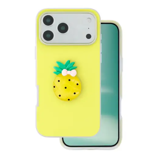 Fruit 2in1 telefoni ümbris iPhone 17 Pro kollane