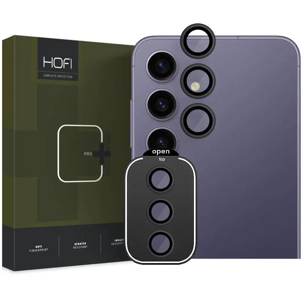 HOFI KAMERAS VĀCIŅŠ CAMRING PRO+ GALAXY S24+ PLUS MELNS