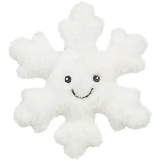 Rotaļlieta kaķiem - Trixie Xmas xxl snowflake, plush, catnip, 18 cm