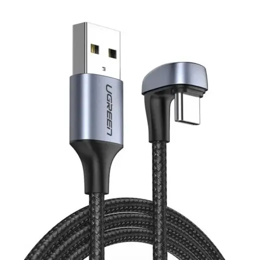 Ugreen 70313 datu pārraides un uzlādes vads | USB-A uz USB-C | 18W | 1m | pelēks