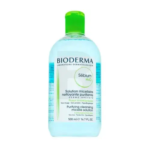 Bioderma Sébium Micellar Solution H2O Attīrošs attīrošs attīrošs micelārais šķīdums 500 ml