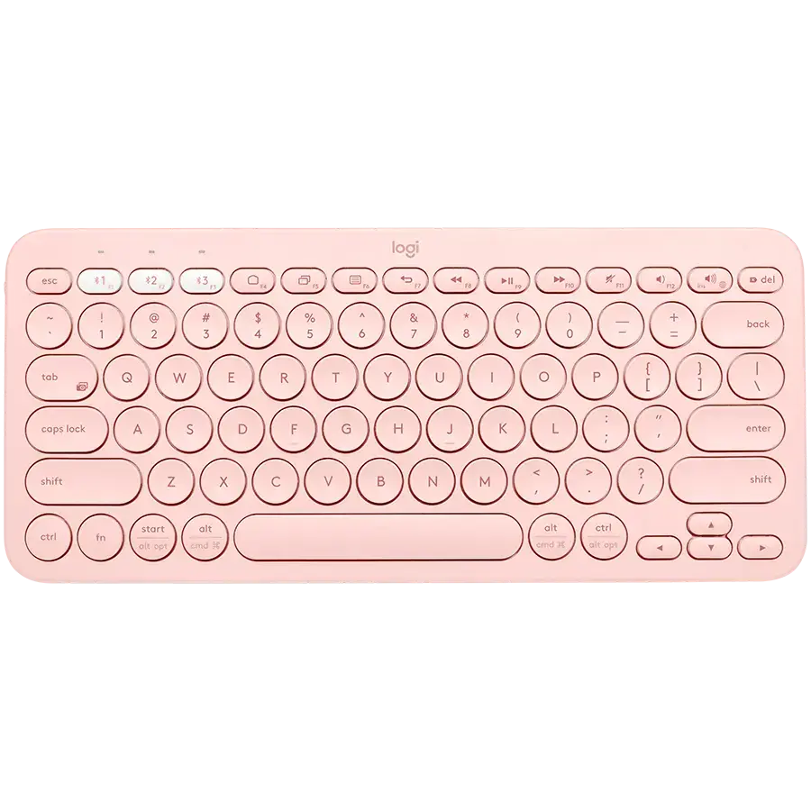 LOGITECH K380 Multi-device Bluetooth Keyboard - ROSE - RUS