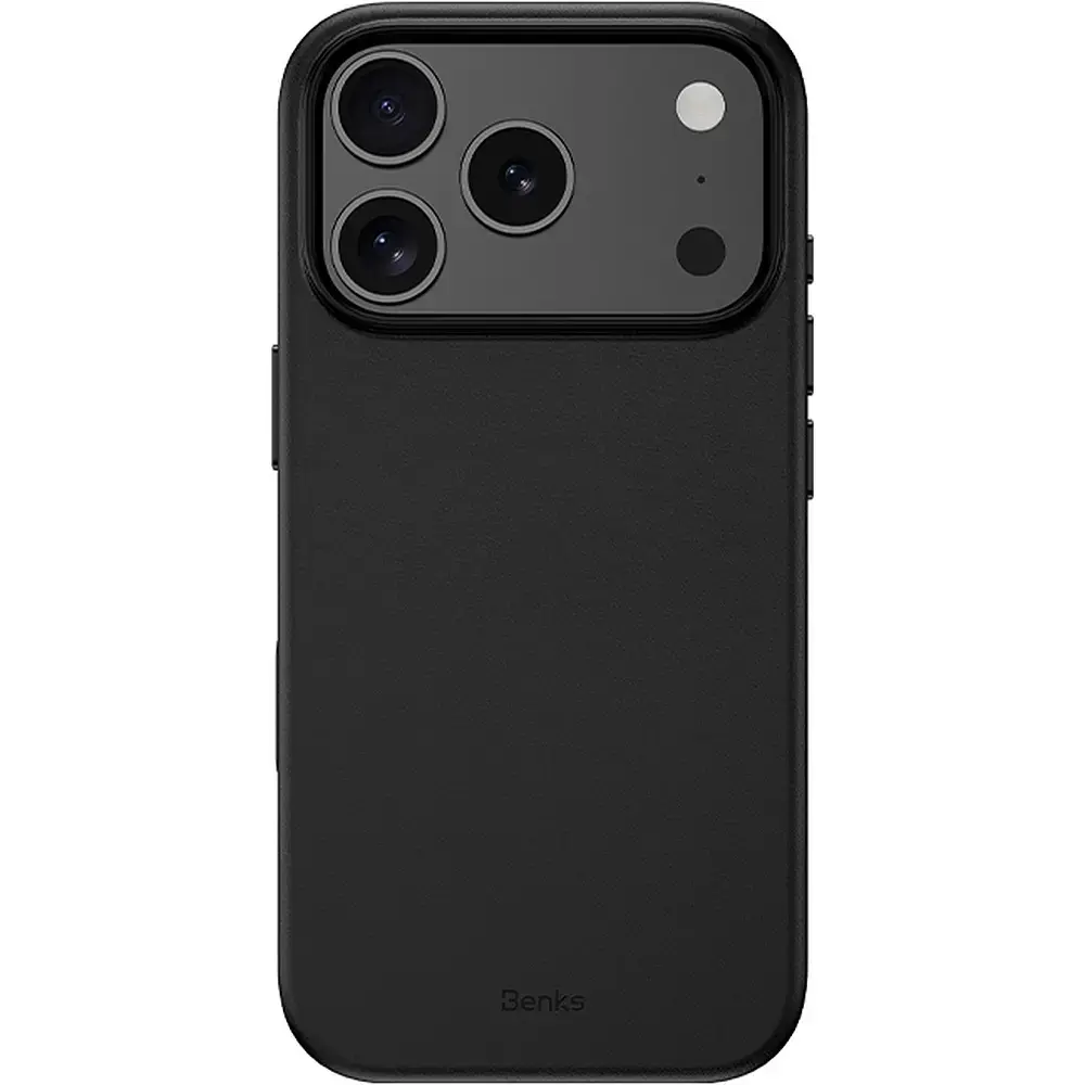 Benks Magnetic Vita Pro Silicone Case (C.K.QY.AP.BK.0072) for Iphone 18 Pro/ 17 Pro black (Camera Control Button)