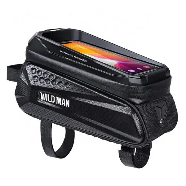 Case|bike holder WILDMAN MS77 frame pannier black|black