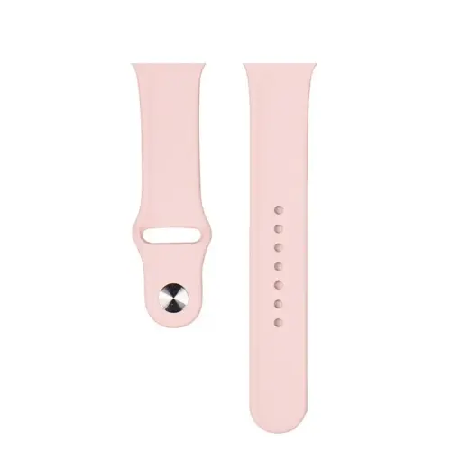 Devia Deluxe Sport išmaniojo laikrodžio dirželis Apple Watch 1/2/3/4/5 (38/40 mm) | silikoninis | rožinis
