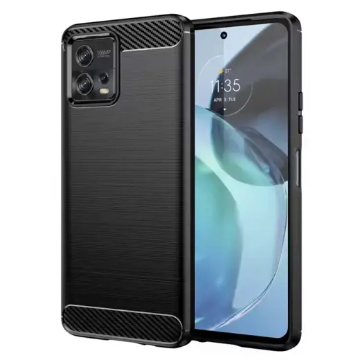 Carbon Case for Motorola Moto G24 black