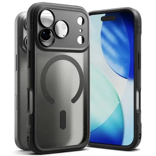 Ringke Fusion Bold Magnetic чехол с поддержкой MagSafe для телефона Apple iPhone 17 Pro матовый черный