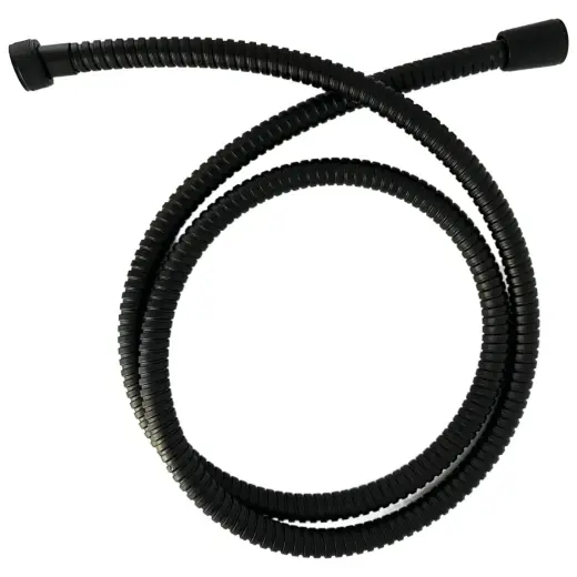 Shower hose AB Stainless Steel 200cm, black