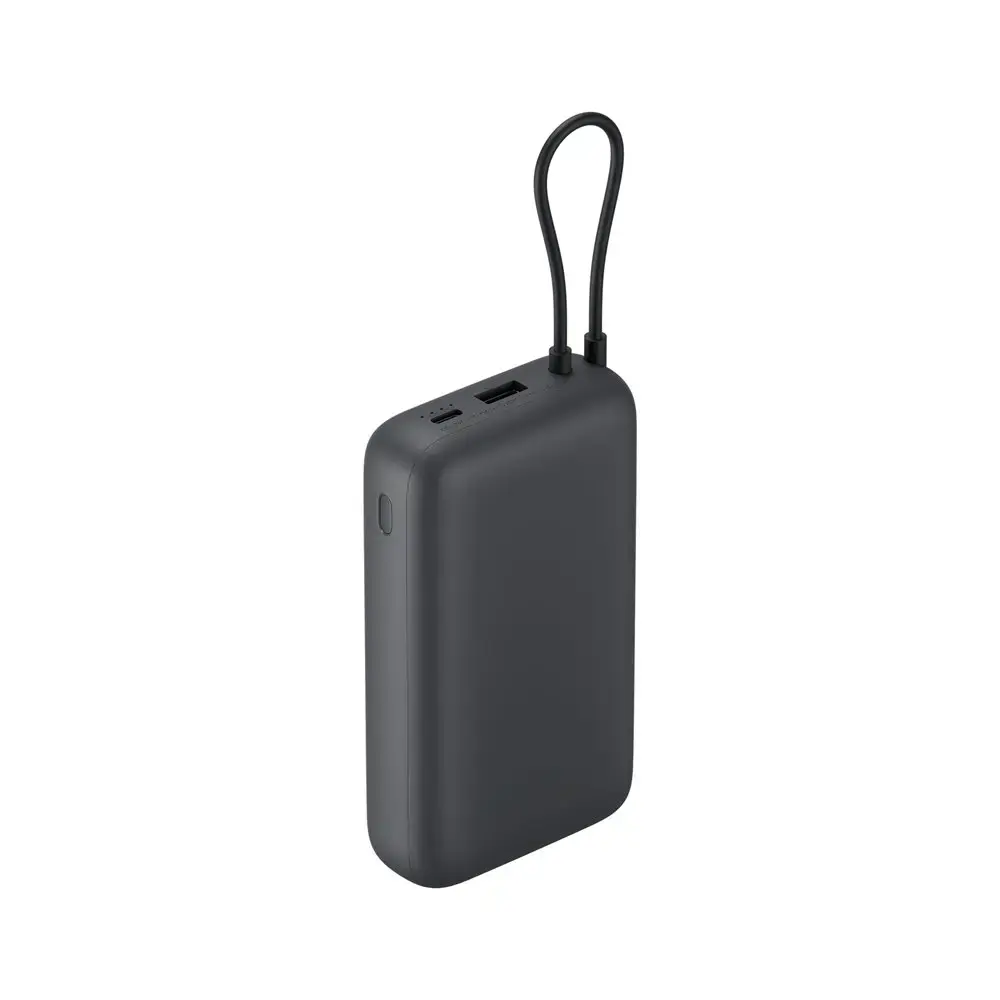 Xiaomi Powerbank 22.5W 20000mAh with Integrated USB-C Cable Dark Gray
