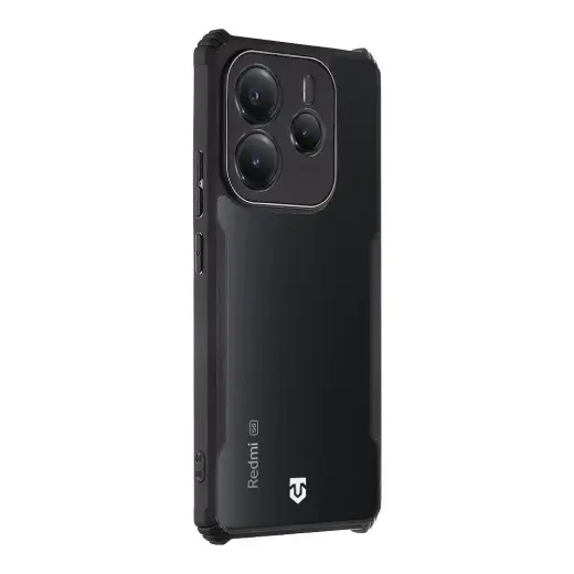 Tactical Quantum Stealth Cover for Xiaomi Redmi Note 14 5G Clear|Black