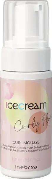 Inebrya Ice Cream Curly Plus Mousse 150 ml.