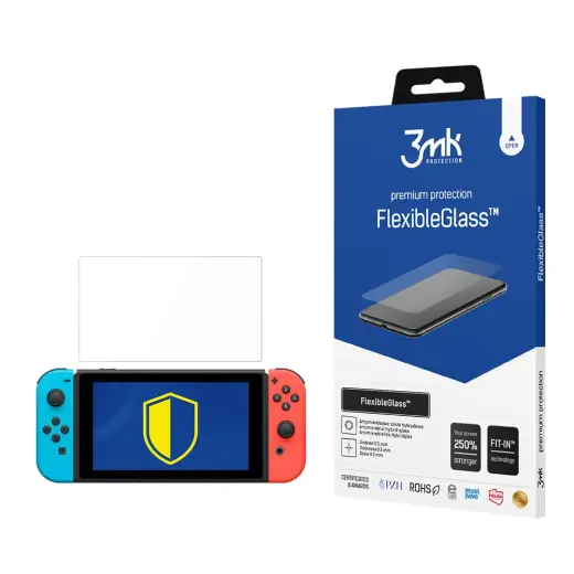 Nintendo Switch - 3mk FlexibleGlass™ ekrāna aizsargs