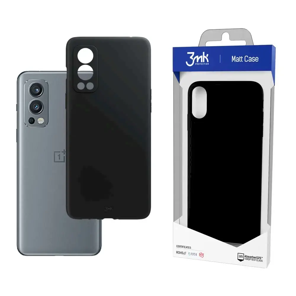 OnePlus Nord 2 5G - 3mk Matt Case black