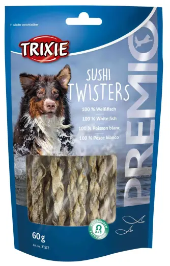Gardums suņiem : Trixie Premio Sushi Twisters 60g
