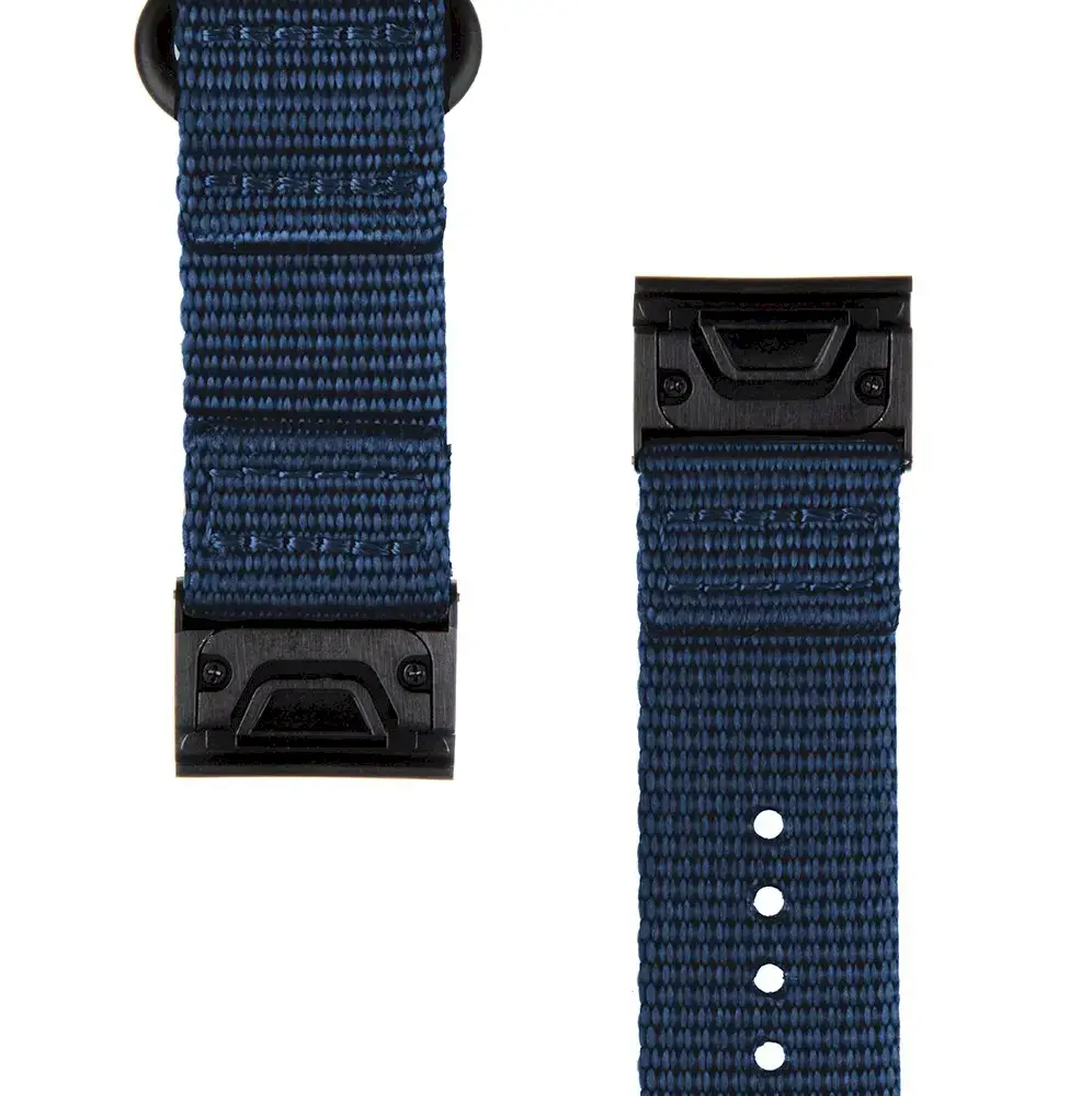 Tactical 672 Nylon Band for Garmin Fenix 5|6 QuickFit 22mm Blue