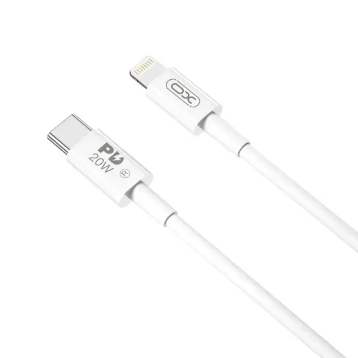 XO NB-Q189B провод для передачи данных и зарядки | USB-C на Lightning | PD | 20W | 2m | белый