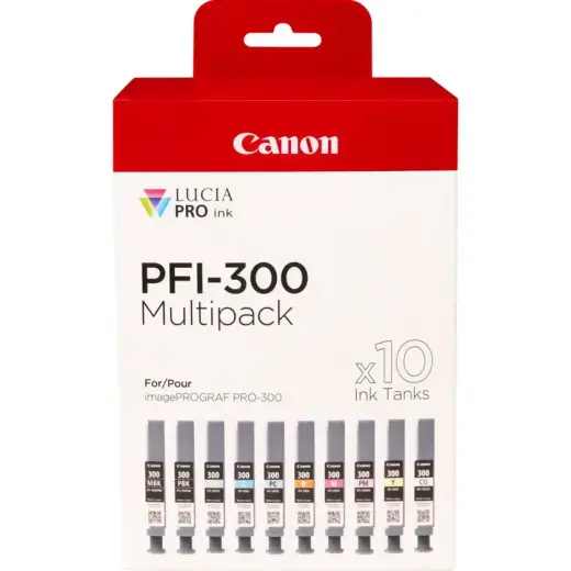 Tintes kārtridžu komplekts Canon PFI-300 4192C008 10 krāsas