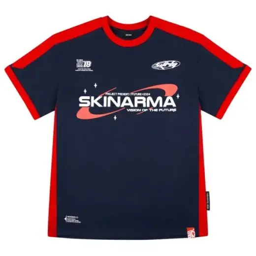 T-shirt Skinarma Halo L navy