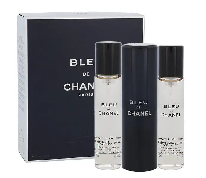 Chanel Bleu de Chanel 3x 20ml Twist and Spray Eau de Toilette 20 ml