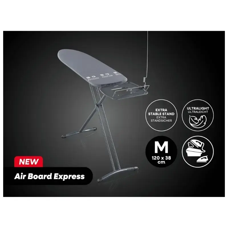Gludināmais dēlis Air Board Express M Black 120x38cm