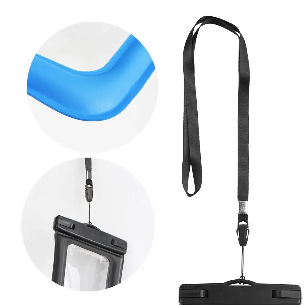 Waterproof bag for mobile phone with plastic closing AIRBAG blue