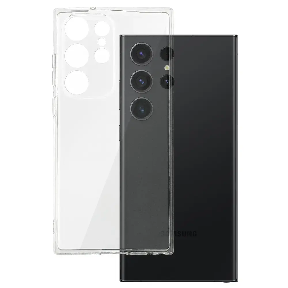Back Case 2 mm Perfect for SAMSUNG GALAXY S23 ULTRA TRANSPARENT