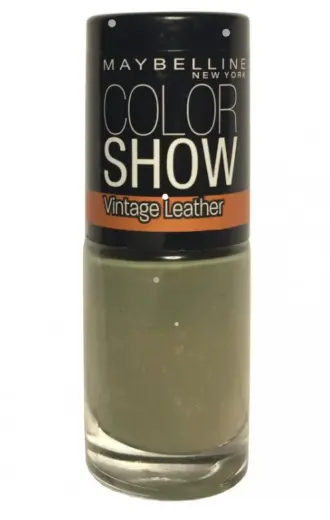 Maybelline, Color Show Vintage Leather, Nail Polish, Nr. 208, Sage Staple Green, 7 ml