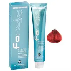 FanolaColor Cream Coloring Cream 100 Ml 7.6 Medium Blonde Red