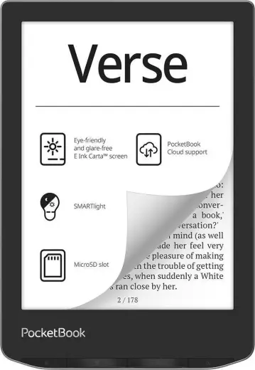 PocketBook eBook reader Verse / PB629-M-WW-B Grey S