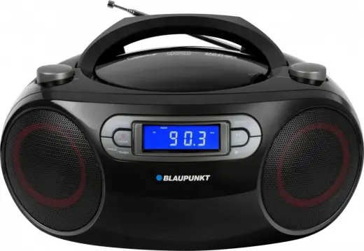 Boombox FM PLL CD|MP3|USB|AUX|Clock|Alarm