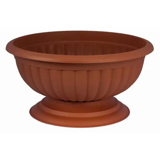Low flower pot Grace 45cm, terracotta