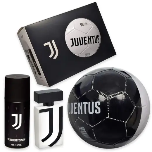 Set Juventus: Juventus, Eau De Toilette, For Men, 50 ml + Juventus, Deodorant Spray, For Men, 150 ml + Juventus, Football, Ball, Black|White, For Boys