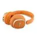 Guess Rectangle Metal Script Logo ENC Wireless Headphone Orange