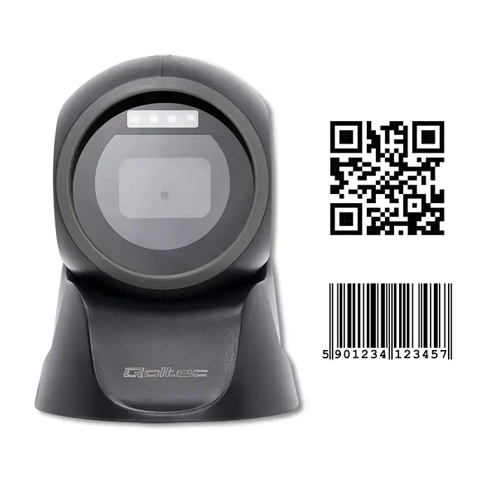 Qoltec 1D | 2D | USB stationary scanner