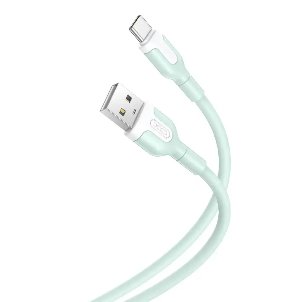 XO NB212 data transfer and charging cable | USB-A to USB-C | 10.5W | 1m | green