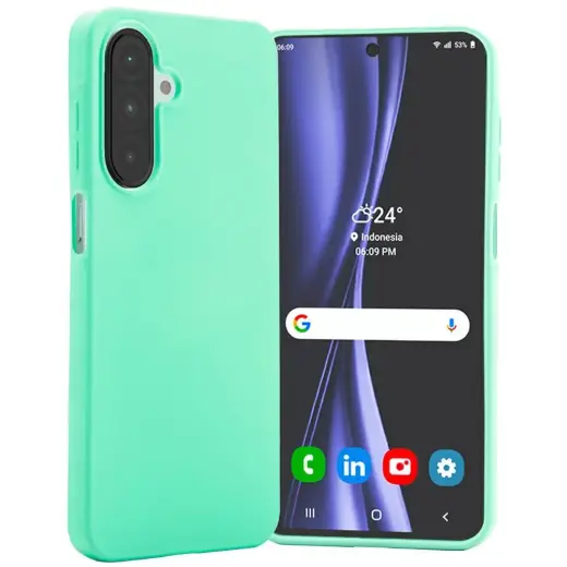 Чехол Etui Mercury Soft для телефона Samsung Galaxy A26 5G (A266) мятный