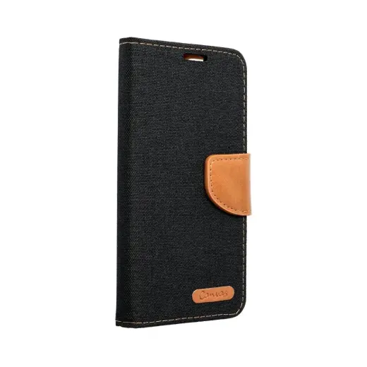 CANVAS book type phone case for Samsung Galaxy A35 (A356) black
