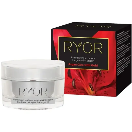 Ryor Argan Day Cream with Gold and Argan Oil - 50ml