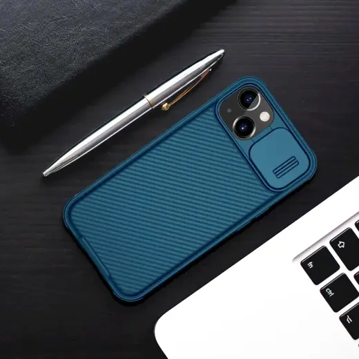 Nillkin CamShield Pro Magnetic Hard Case for Apple iPhone 13 Blue