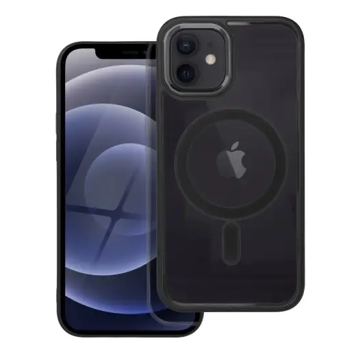 Color Edge Mag telefoni ümbris MagSafe toega iPhone 12 | iPhone 12 Pro must