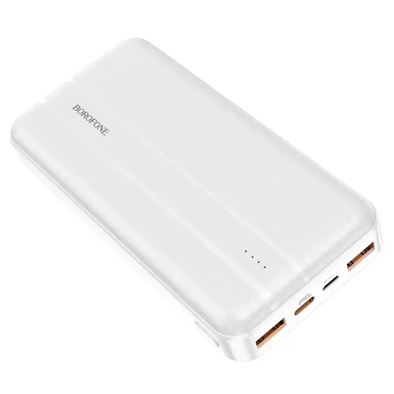 Borofone BJ9A URANUS power banka 20000 mAh | 2 x USB balta